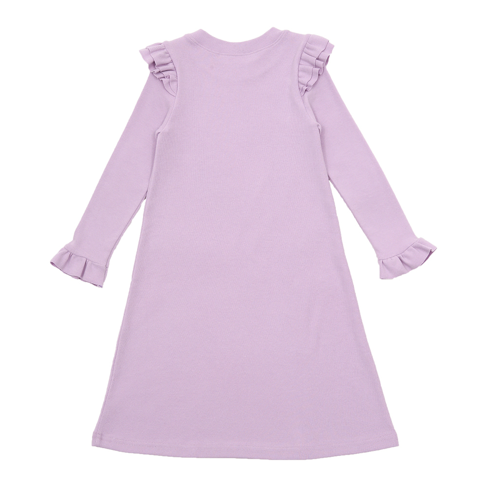 [프리오더 15% 할인율 적용 46,000→39,100] BE purple flowers cotton dress