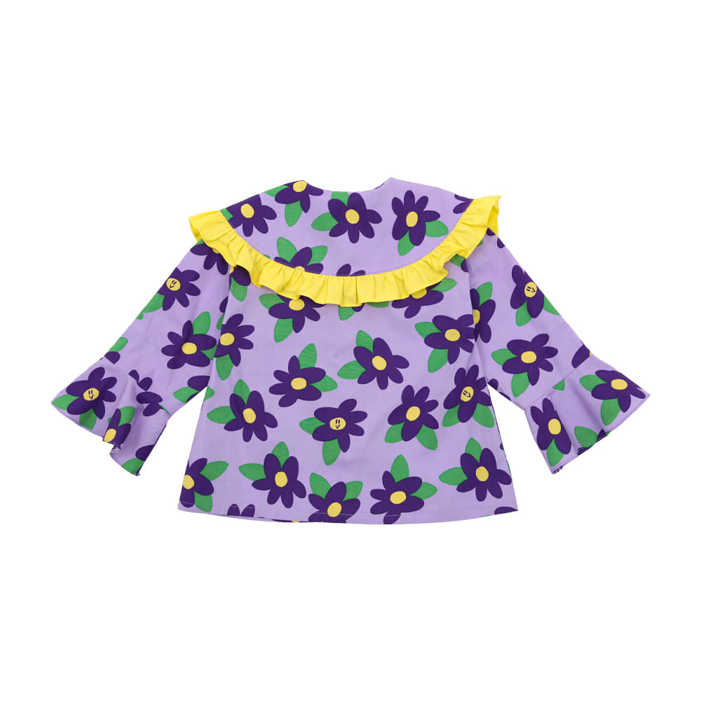 [프리오더 15% 할인율 적용 56,000→47,600] BE purple flowers jacket